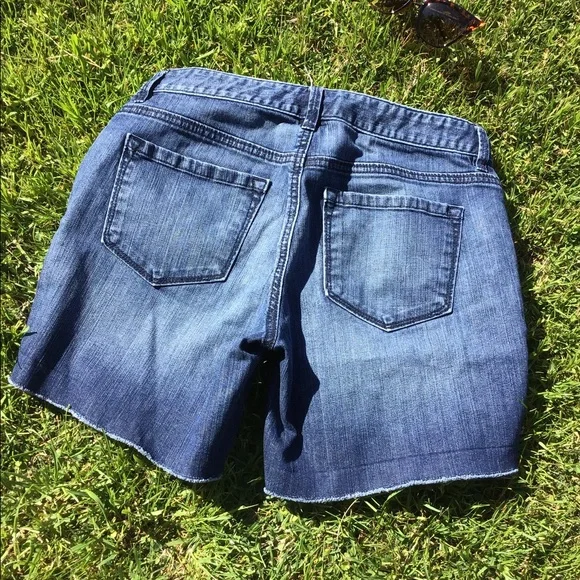 LOFT Distressed Shorts Size 2 - Picture 2 of 6